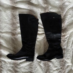 Knee high leather boots 8.5 women